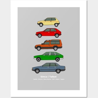 Simca Talbot classic car collection Posters and Art